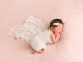 albany ny newborn photographer newborn in pink