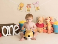 albany ny photographer - winnie the pooh cake smash photo