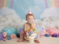 unicorn cake smash