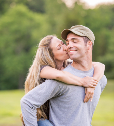 thacher park engagement photo