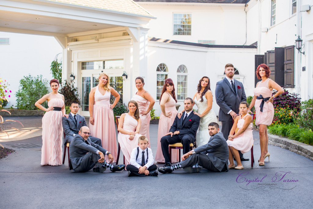 glen sanders mansion bridal party photo